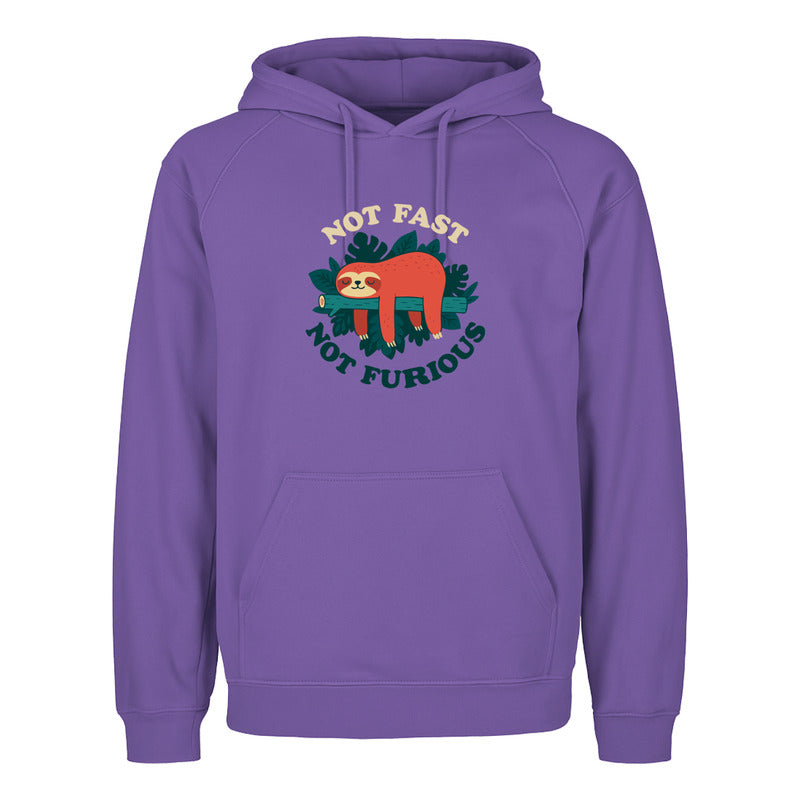 Sudadera Not Fast Not Furious  Diseño De Perezoso Divertido