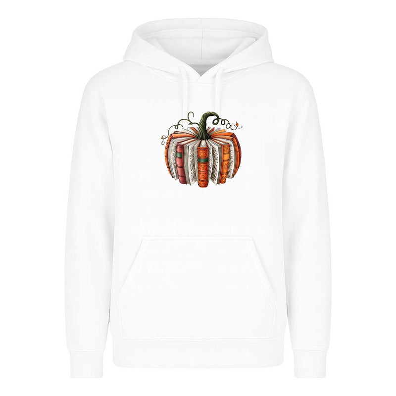 Sudadera Calabaza De Libros Halloween Otoño Regalo Unisex