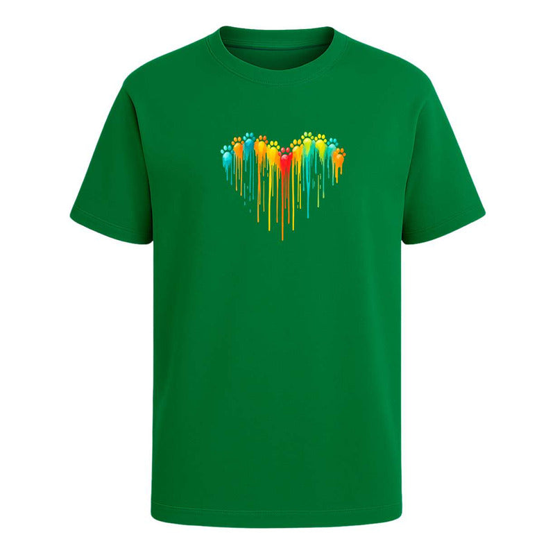 Playera "Corazón Huellitas" Mascotas - Infantil