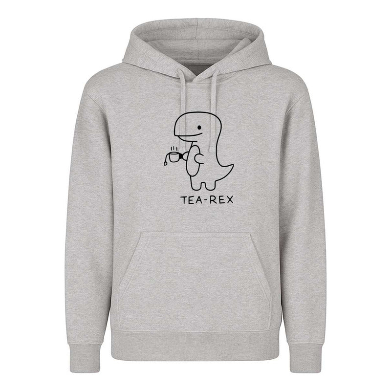 Sudadera Tea Rex Dinosaurio Con Té Cute Kawaii Regalo Unisex