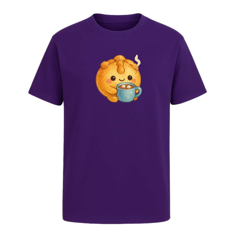 Playera Pan De Muerto Kawaii Con Chocolate Cute Infantil