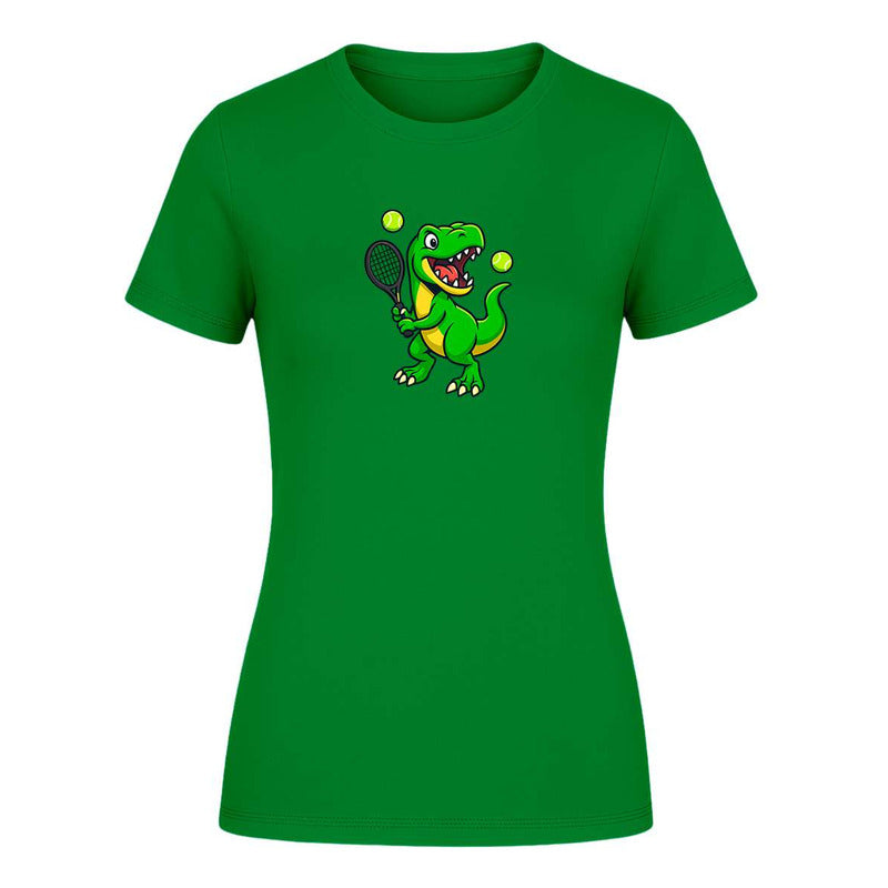 Playera "Dinosaurio Tenista" T-Rex - Dama