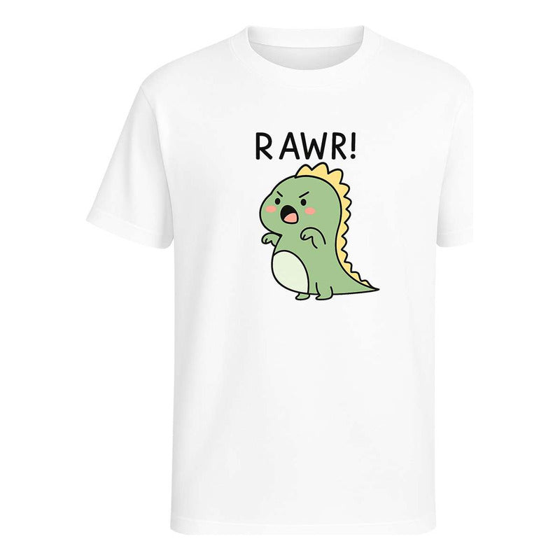 Playera Rawr Dinosaurio Kawaii Divertida Regalo Infantil