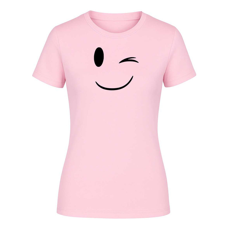 Playera "Emoji Guiñando Ojo" - Dama