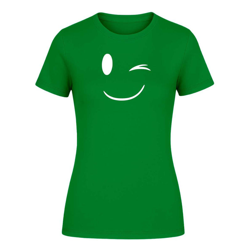 Playera "Emoji Guiñando Ojo" - Dama