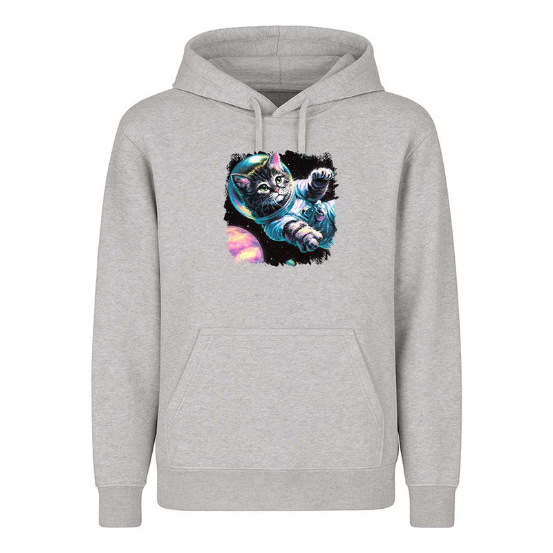Sudadera Gato Astronauta Galaxia Acuarela Sci-fi Infantil