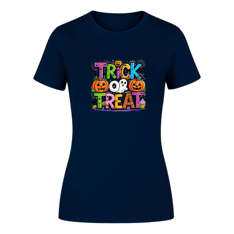 Playera "Trick or Treat" Halloween - Dama