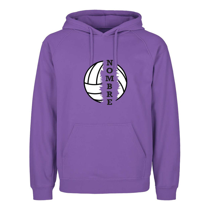 Sudadera Volleyball Personalizada Con Nombre Infantil Regalo