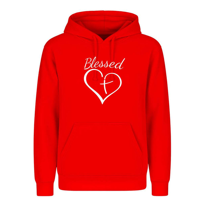 Sudadera Blessed Corazón Con Cruz Fe Y Devoción Infantil