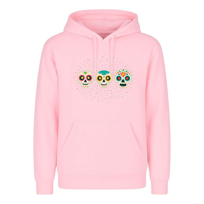 Sudadera Calaveras Coloridas Día De Muertos Arte Mexicano