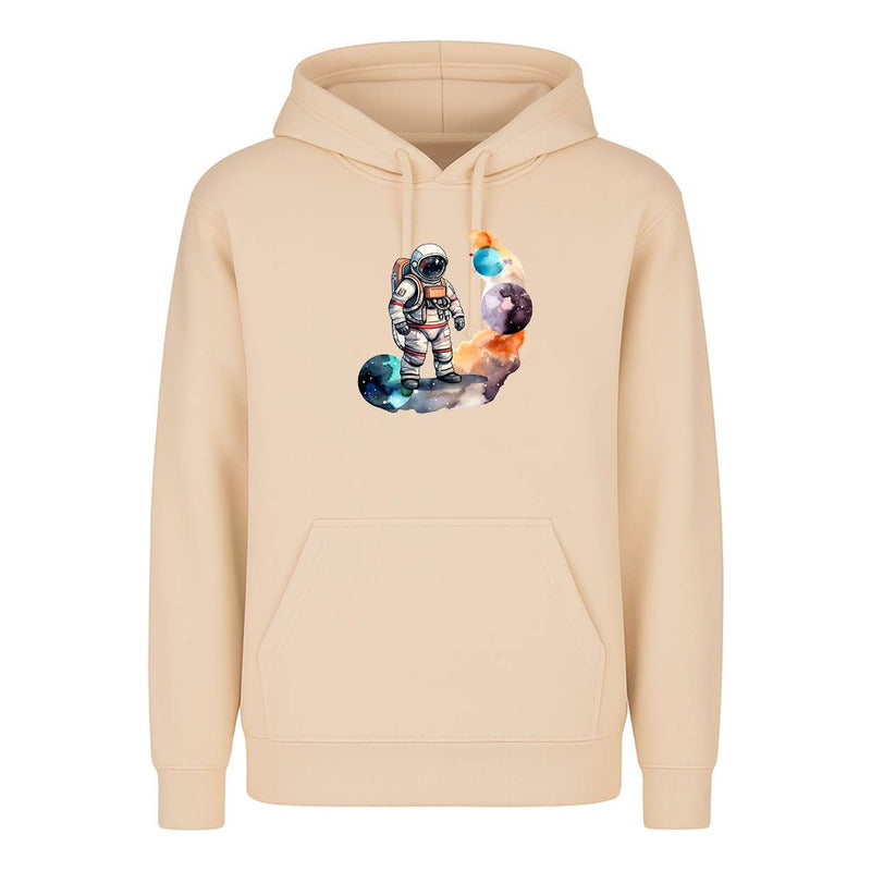 Sudadera Astronauta Acuarela Planetas Espacio Sci-fi Unisex