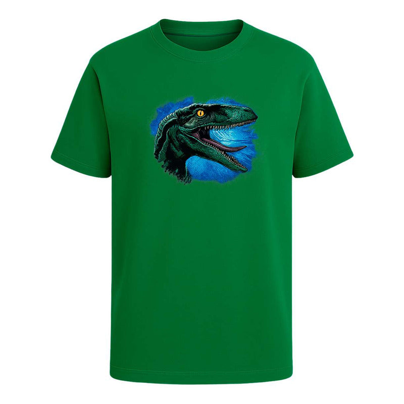 Playera Velociraptor Realista Dinosaurios Fans Cine Unisex