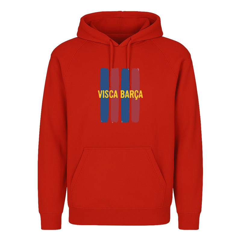 Sudadera Visca Barça Unisex Diseño Afición Azulgrana Futbol