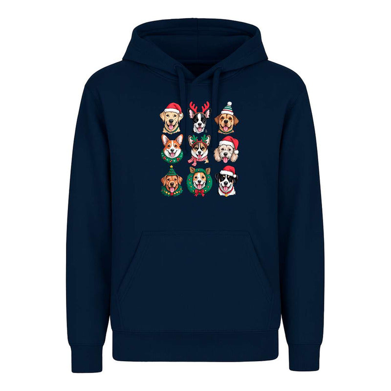 Sudadera Perros Navideños Dog Lover Santa Regalo Unisex