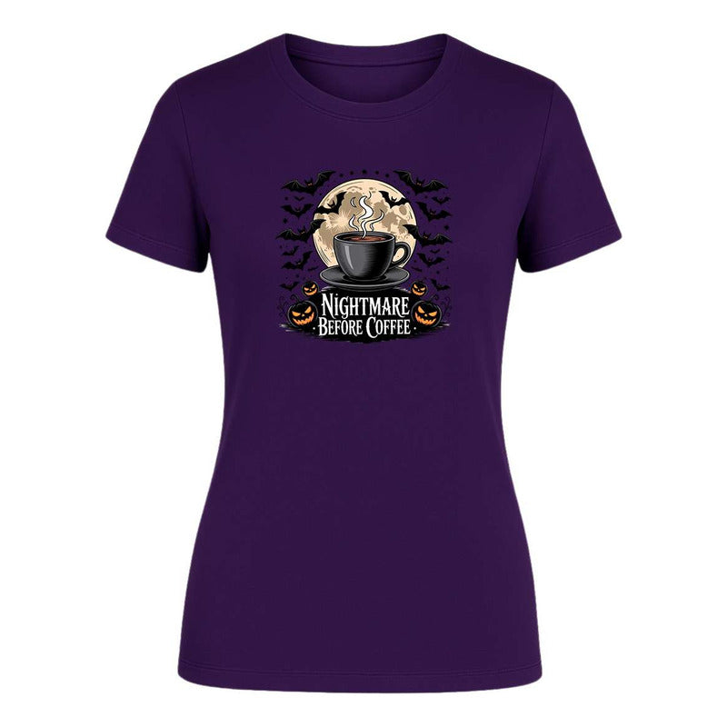 Playera "Nightmare Before Coffee" - Dama