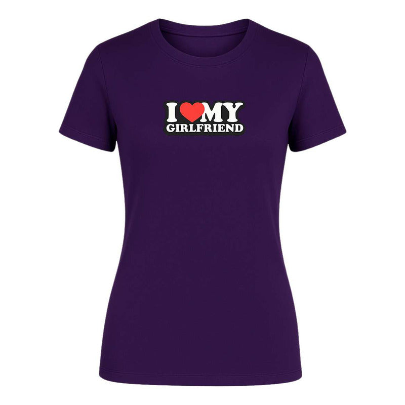 Playera "I Love My Girlfriend" - Dama
