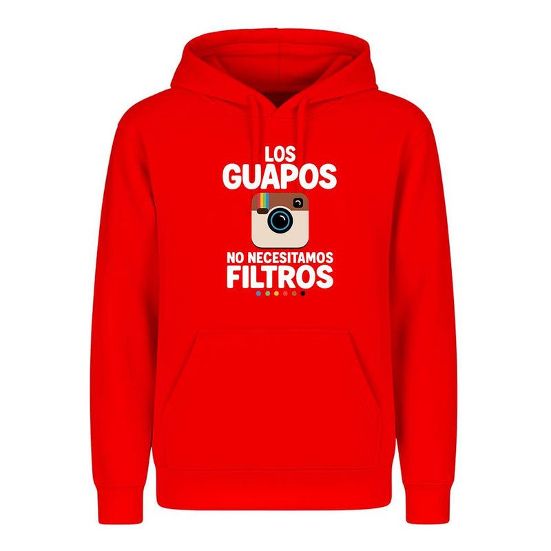 Sudadera Los Guapos No Necesitamos Filtros Humor Infantil