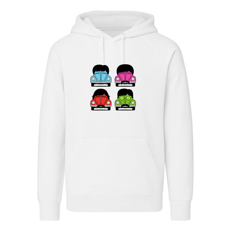 Sudadera Beatles Vochos Diseño Retro Rock Vintage Unisex