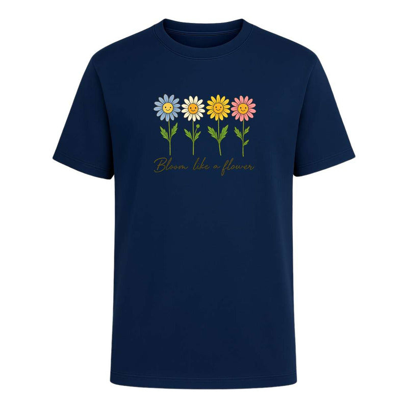 Playera "Bloom Like A Flower" Floral - Infantil