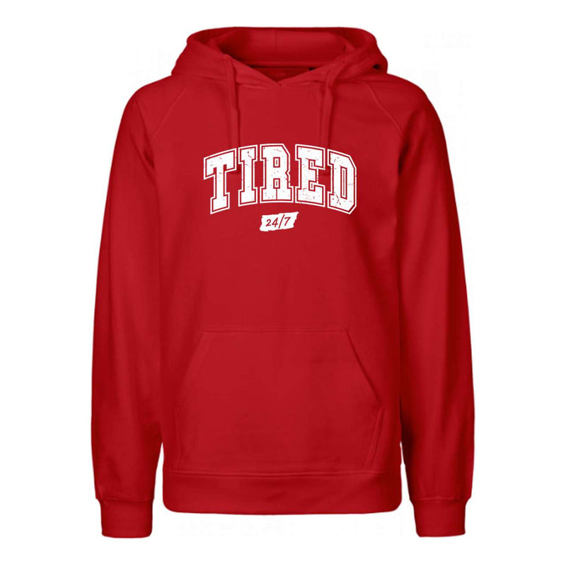 Sudadera Tired 24/7 Frase Cansado Siempre Unisex Casual