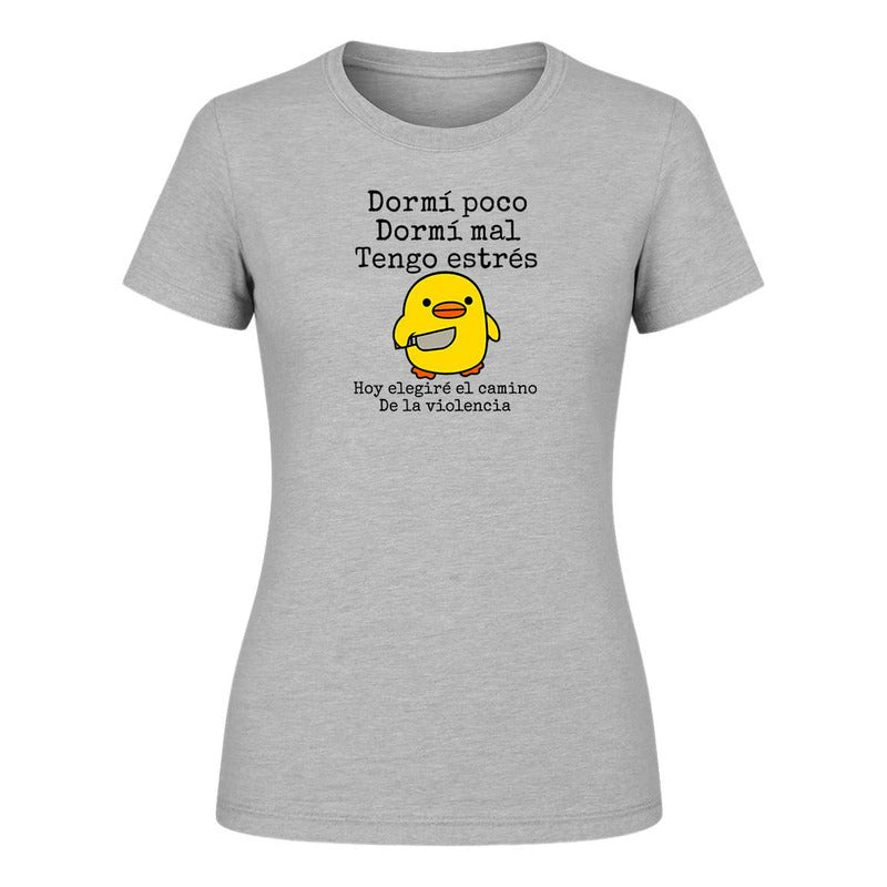 Playera "Pollito Violento" - Dama