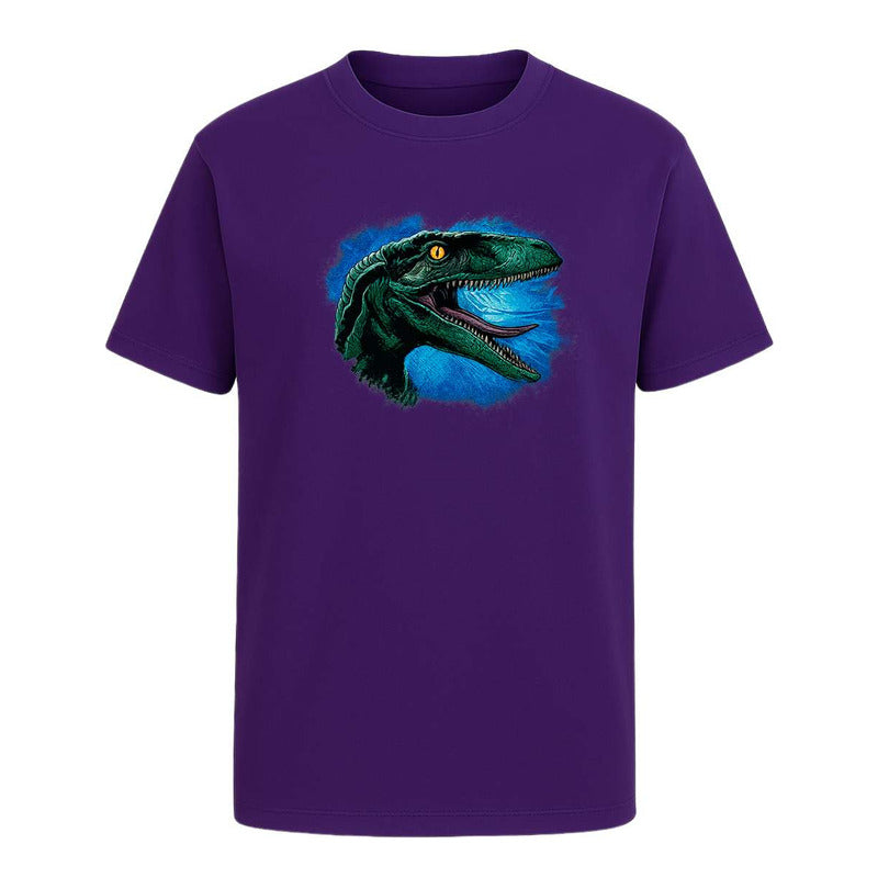 Playera Velociraptor Realista Dinosaurios Fans Cine Unisex