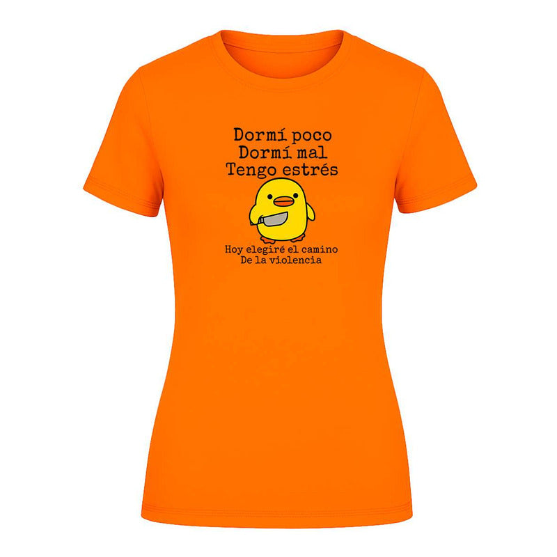 Playera "Pollito Violento" - Dama