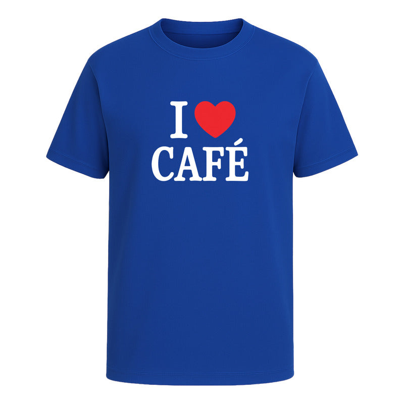 Playera I Love Café Ideal Para Coffee Lovers Infantil