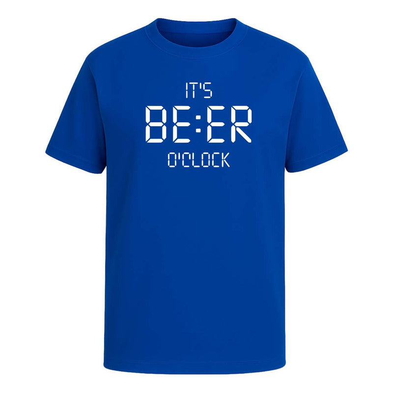 Playera Its Beer O'clock Cerveza Fiesta Broma Amigos Unisex