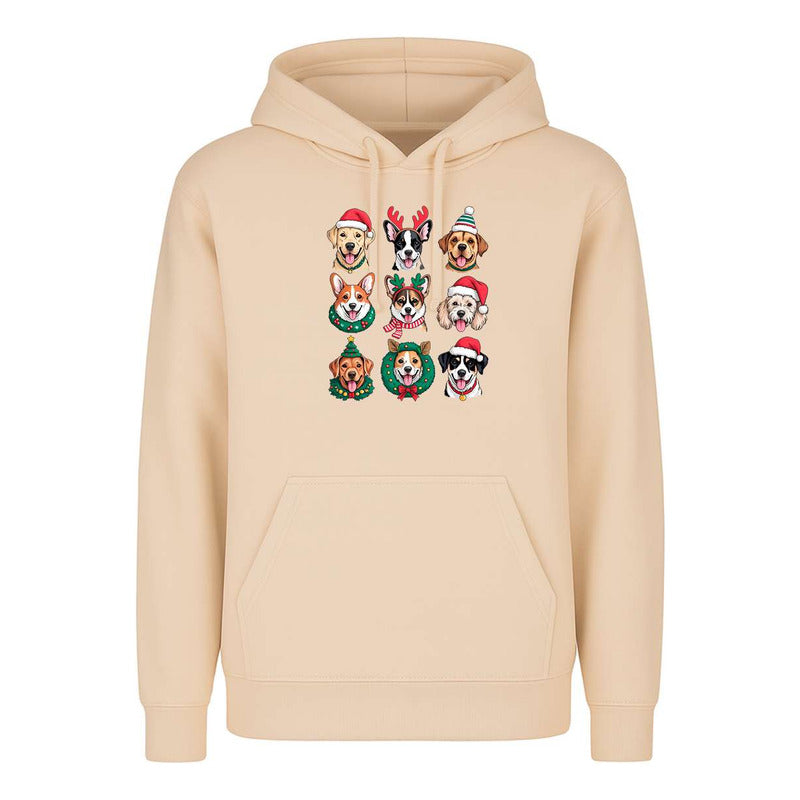 Sudadera Perros Navideños Dog Lover Santa Regalo Unisex