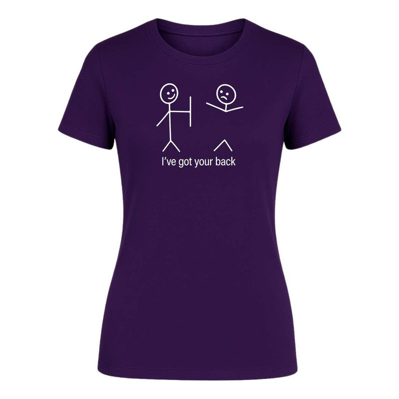 Playera "I've Got Your Back" Frase Broma - Dama