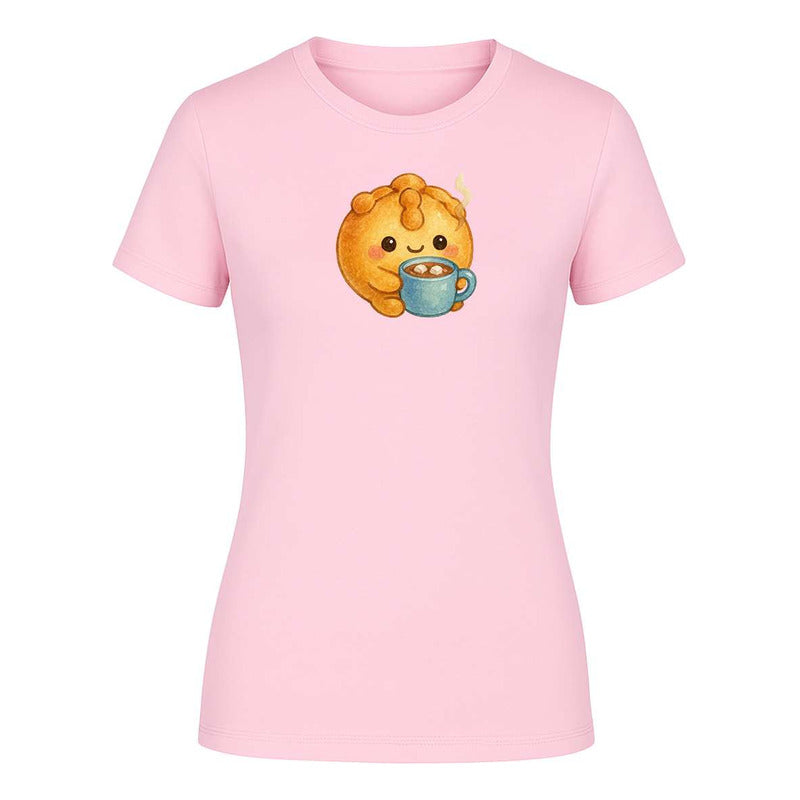 Playera Pan De Muerto Kawaii Con Chocolate Cute De Dama