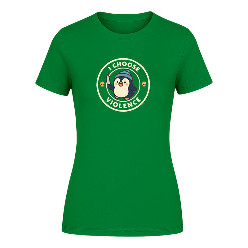 Playera "Pingüino Divertido" Gracioso - Dama