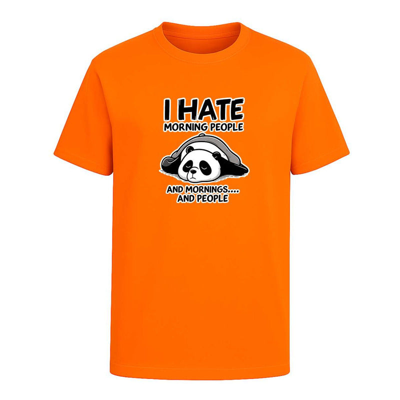 Playera "I Hate Morning People" Panda - Infantil