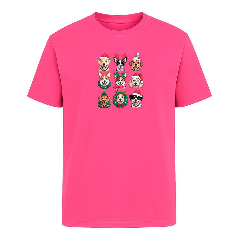 Playera Perros Navideños Dog Lover Santa Regalo Infantil