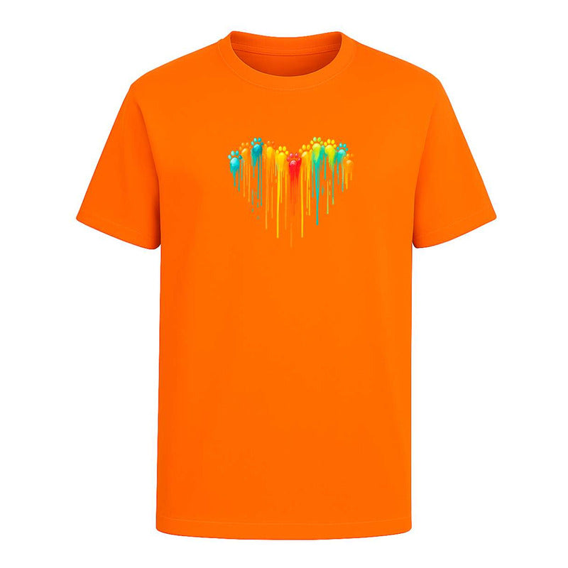 Playera "Corazón Huellitas" Mascotas - Infantil