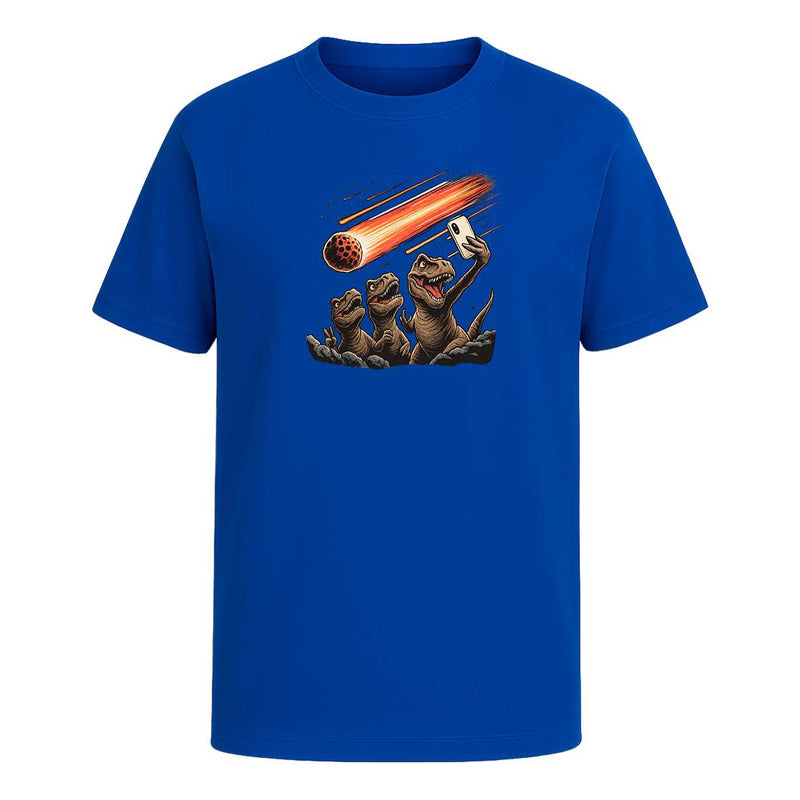 Playera "Dinosaurios Selfie Meteorito" - Infantil