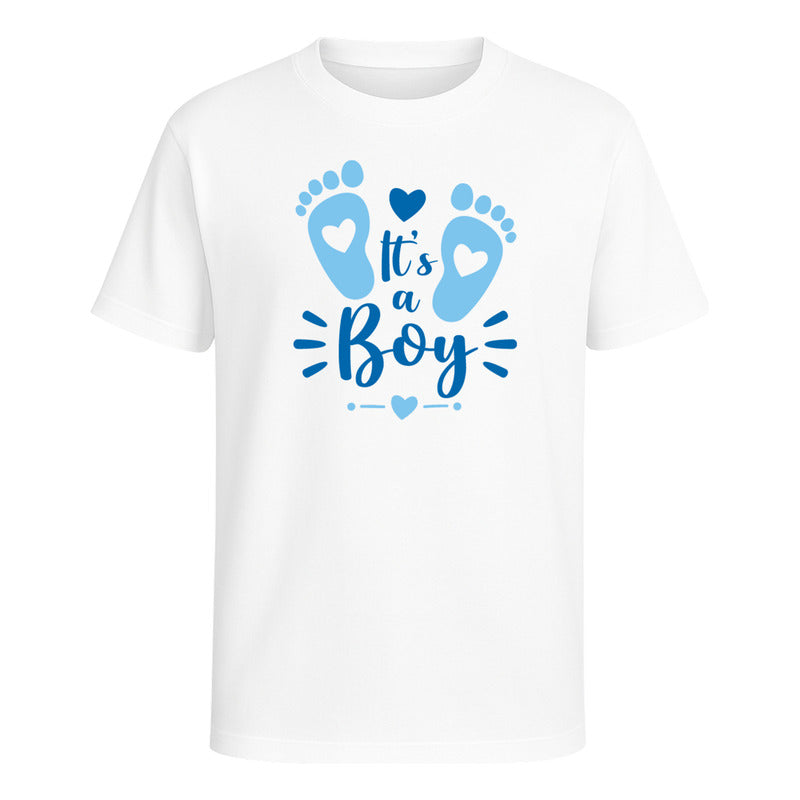 Playera "It's A Boy" Huellitas - Hombre