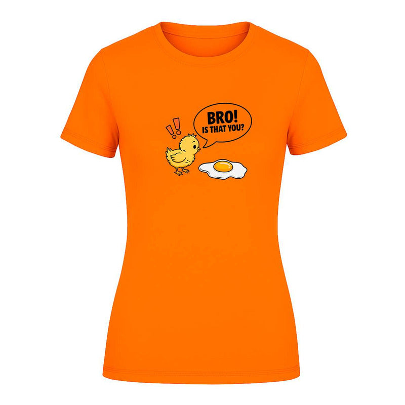 Playera "Bro Is That You" Pollo y Huevo - Dama