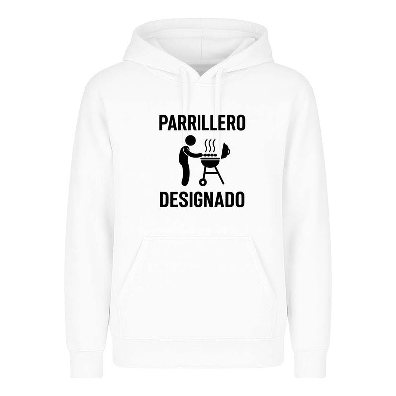 Sudadera Parrillero Designado Rey De La Parrilla Bbq Unisex