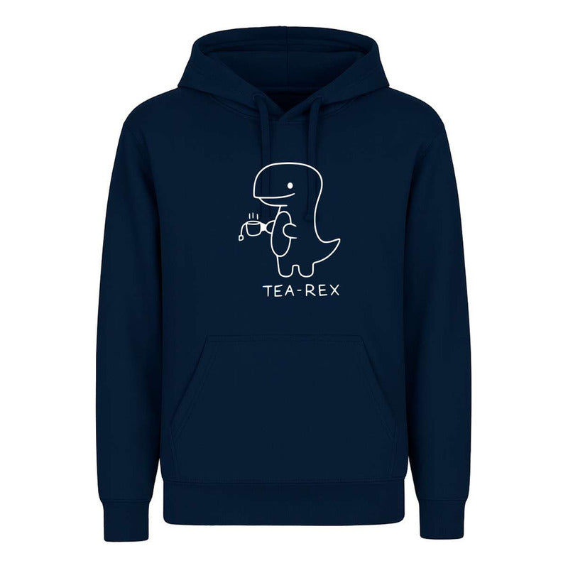 Sudadera Tea Rex Dinosaurio Con Té Cute Kawaii Regalo Unisex