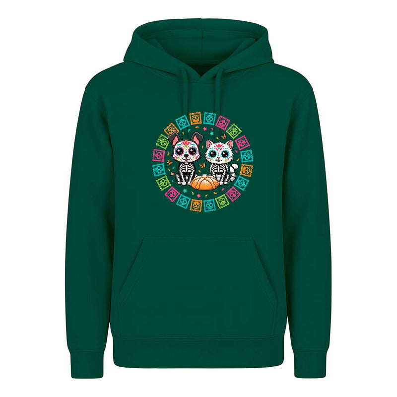 Sudadera Gato Y Perro Día De Muertos Pan De Muerto Infantil