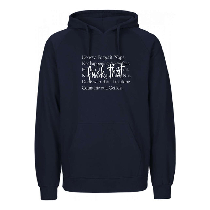 Sudadera Unisex Con Frase Sarcástica Estilo Not Today
