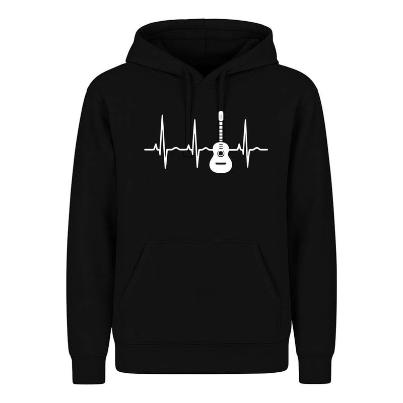 Sudadera Ritmo Del Corazón Guitarra Rock Fans Música Unisex