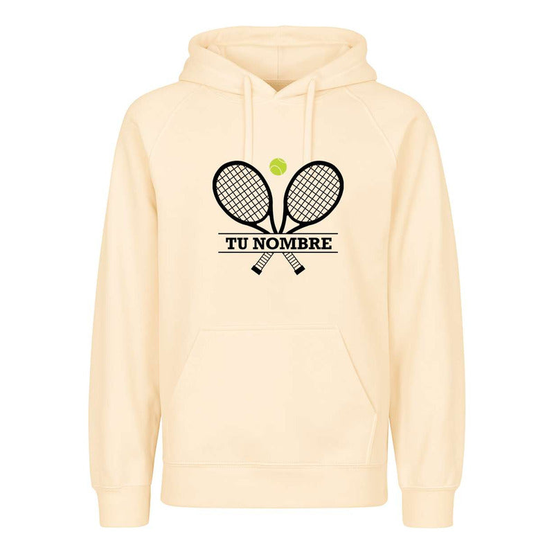 Sudadera Tennis Raquetas Personalizada Con Nombre Infantil