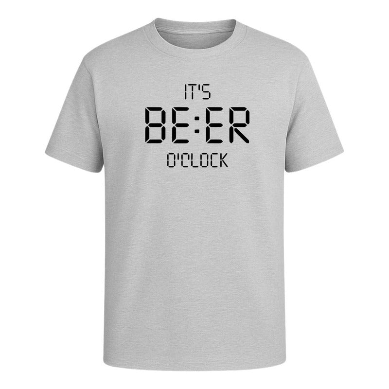 Playera Its Beer O'clock Cerveza Fiesta Broma Amigos Unisex