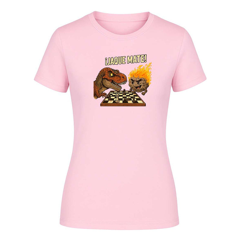 Playera "Jaque Mate" Dinosaurio vs Meteorito - Dama
