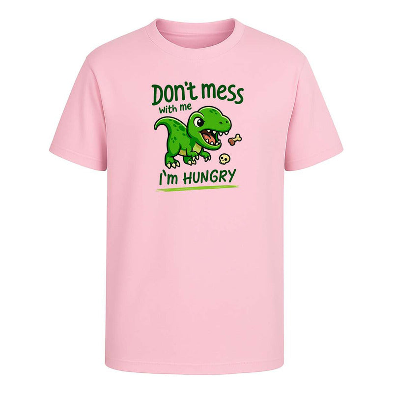 Playera "Don't Mess With Me I'm Hungry" Dinosaurio - Hombre