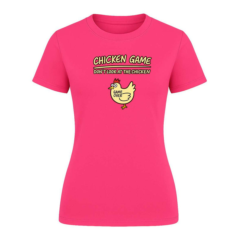Playera "Chicken Game" Pollo Game Over - Dama