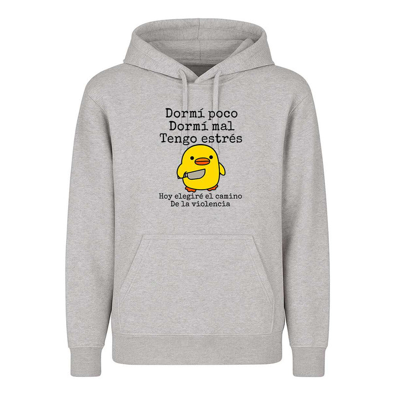 Sudadera Dormí Mal Tengo Estrés Humor Sarcástico Unisex